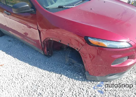 2017 Jeep Cherokee Sport 4X4 из США, поврежденный, VIN 1C4PJMAB3HW597043